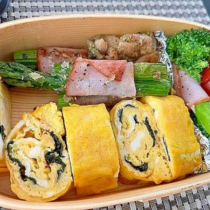 刻み海苔入り出汁巻き玉子